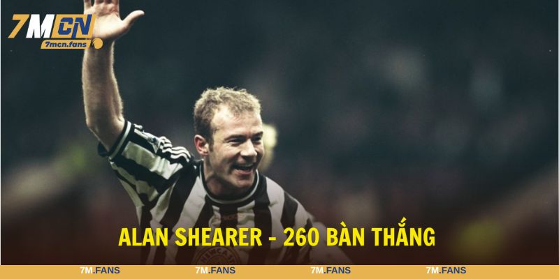 Hạng nhất Top cầu thủ ghi bàn Ngoại hạng Anh thuộc Alan Shearer