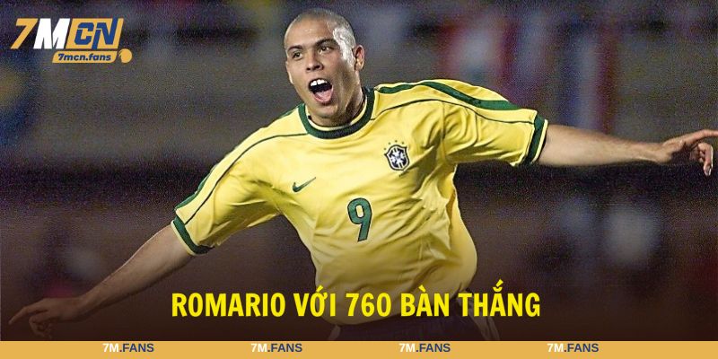 Romario là cầu thủ sáng giá với nhiều thành tích lớn